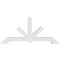 Ekena Millwork Vanguard Architectural Grade PVC Gable Bracket, 96"W x 44"H x 6"D x 6"F, 11/12 Pitch GBP096X44X0606VAN00 - alternate 2